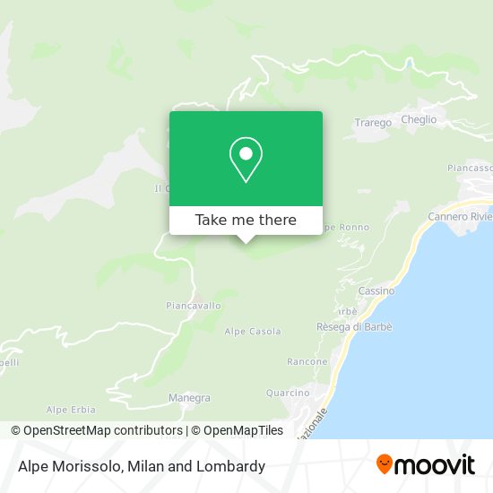 Alpe Morissolo map