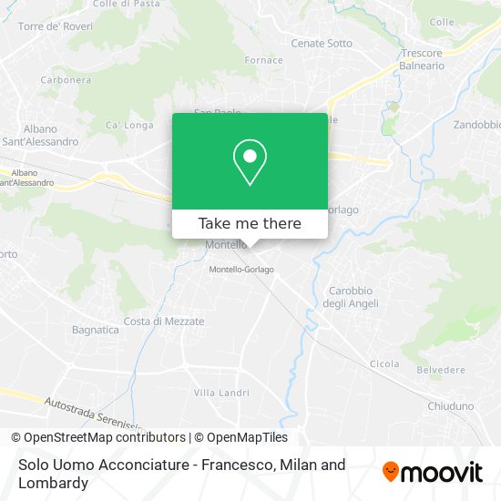 Solo Uomo Acconciature - Francesco map