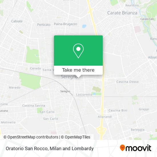 Oratorio San Rocco map