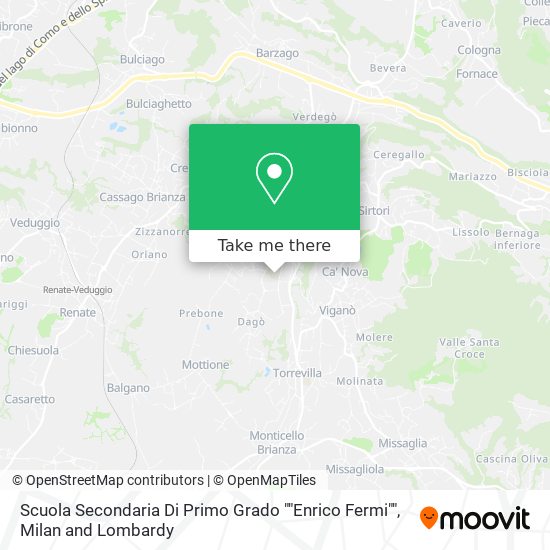Scuola Secondaria Di Primo Grado ""Enrico Fermi"" map
