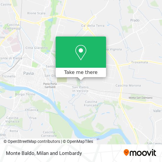 Monte Baldo map