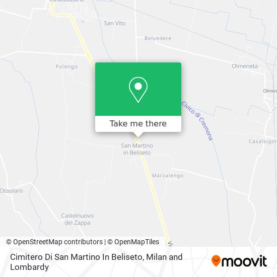 Cimitero Di San Martino In Beliseto map