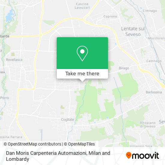 Dan Moris Carpenteria Automazioni map