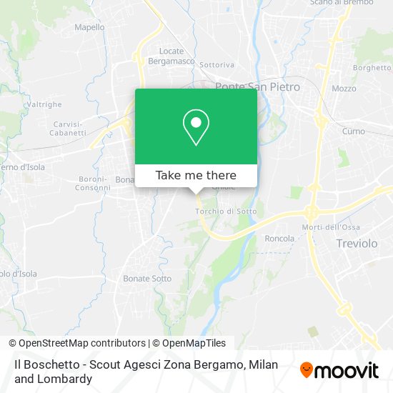 Il Boschetto - Scout Agesci Zona Bergamo map