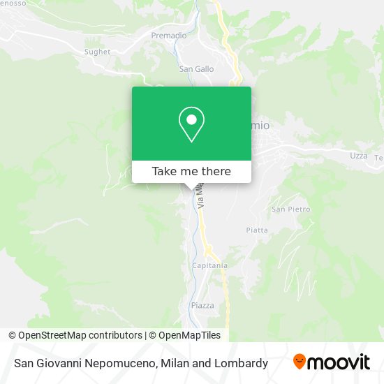 San Giovanni Nepomuceno map