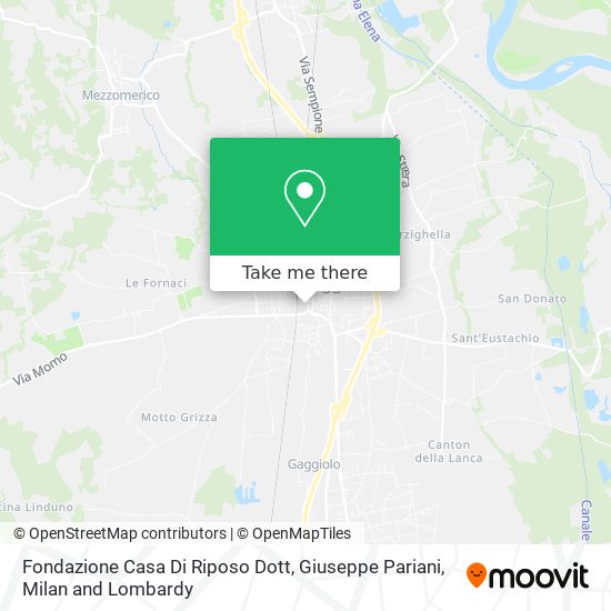 Fondazione Casa Di Riposo Dott, Giuseppe Pariani map