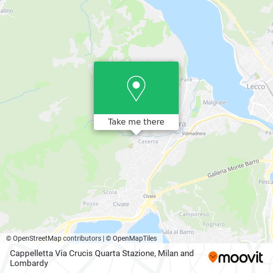 Cappelletta Via Crucis Quarta Stazione map
