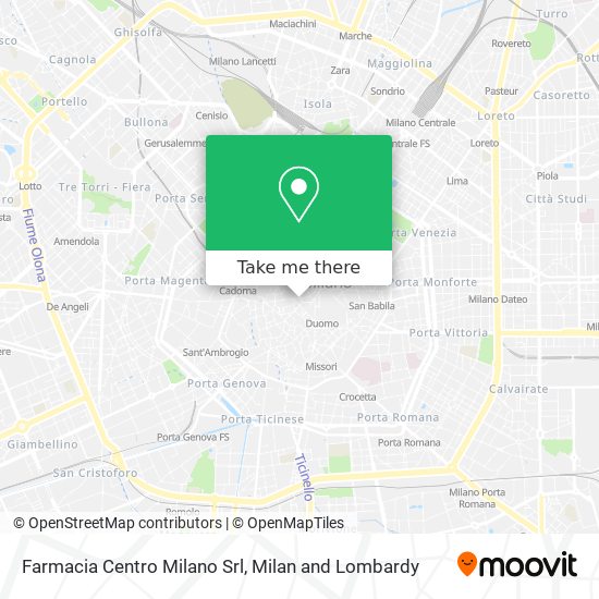 Farmacia Centro Milano Srl map