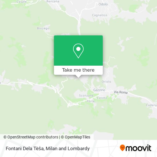 Fontanì Dela Tèṡa map