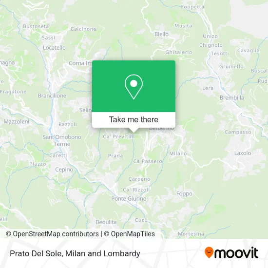 Prato Del Sole map