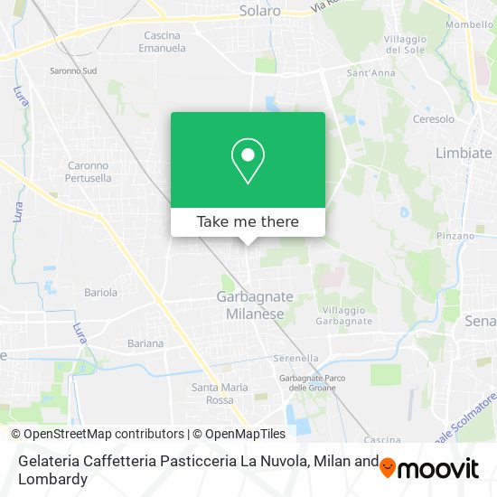 Gelateria Caffetteria Pasticceria La Nuvola map