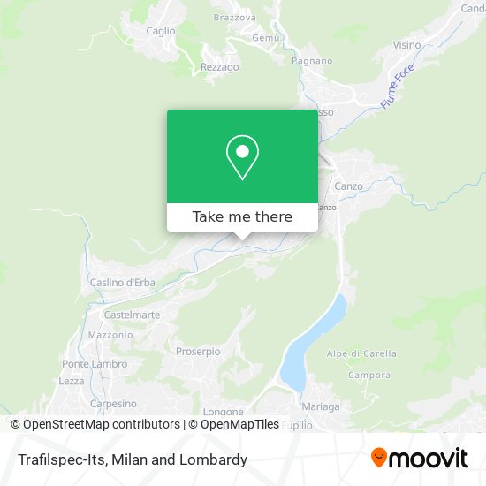 Trafilspec-Its map