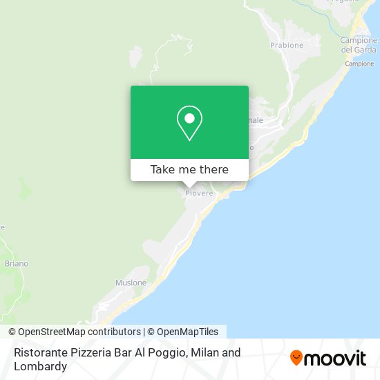 Ristorante Pizzeria Bar Al Poggio map
