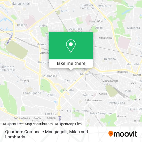 Quartiere Comunale Mangiagalli map