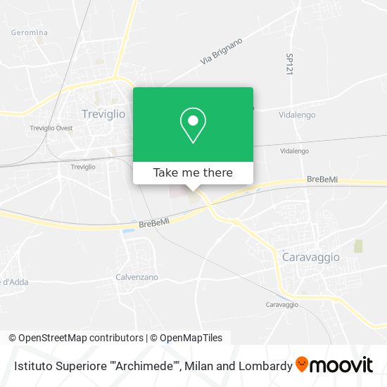 Istituto Superiore ""Archimede"" map