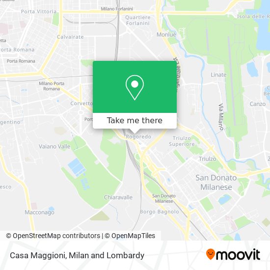 Casa Maggioni map
