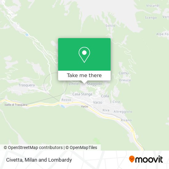 Civetta map