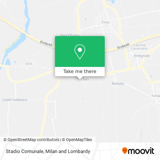 Stadio Comunale map