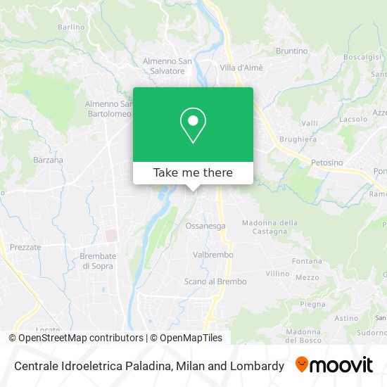 Centrale Idroeletrica Paladina map