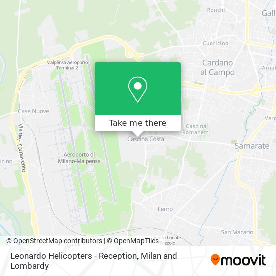 Leonardo Helicopters - Reception map