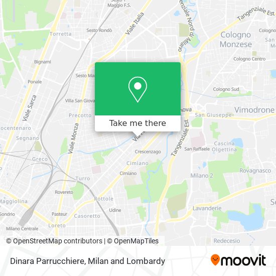 Dinara Parrucchiere map