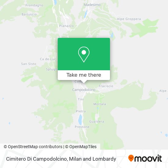 Cimitero Di Campodolcino map