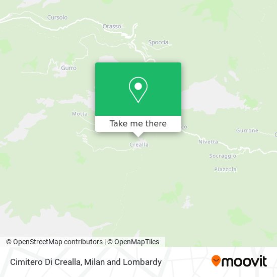 Cimitero Di Crealla map