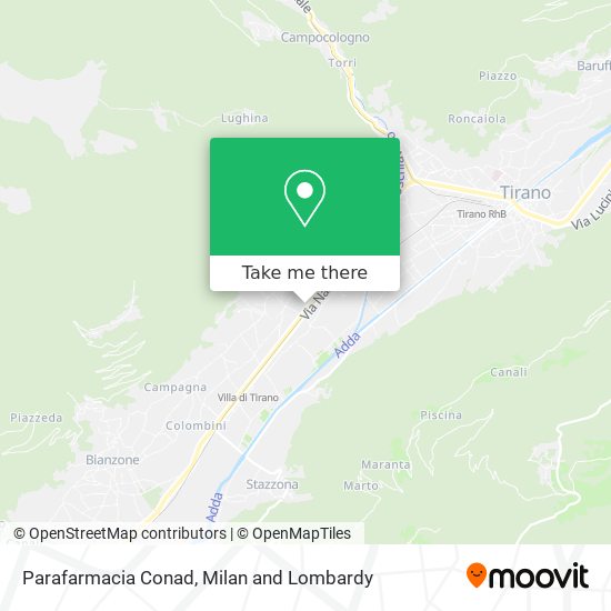 Parafarmacia Conad map