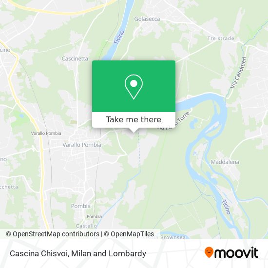 Cascina Chisvoi map