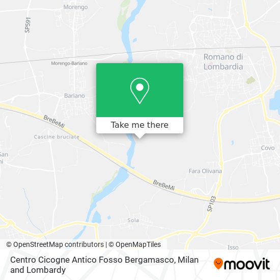 Centro Cicogne Antico Fosso Bergamasco map