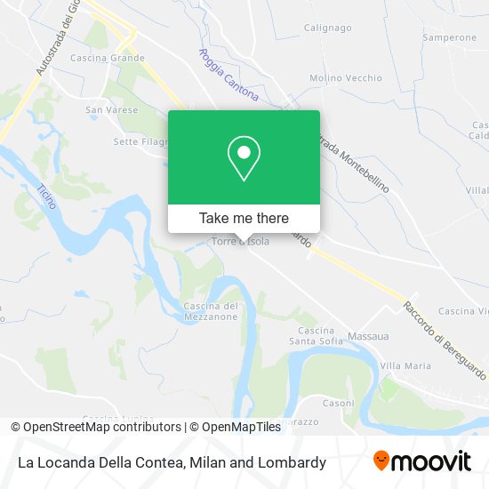 La Locanda Della Contea map