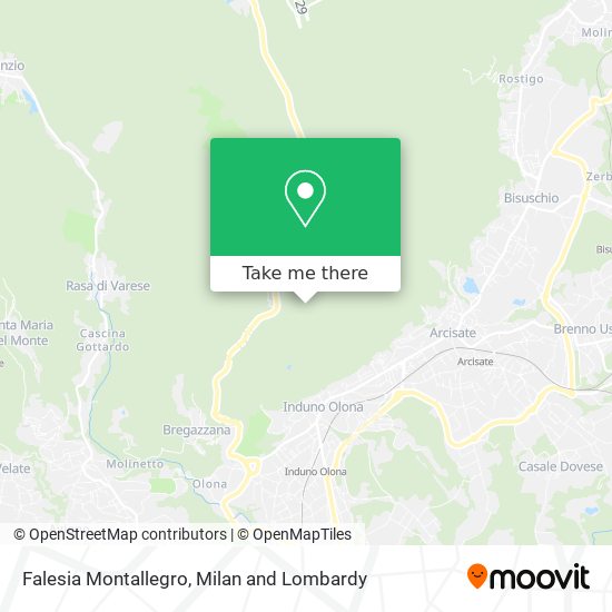 Falesia Montallegro map