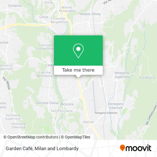 Garden Cafè map