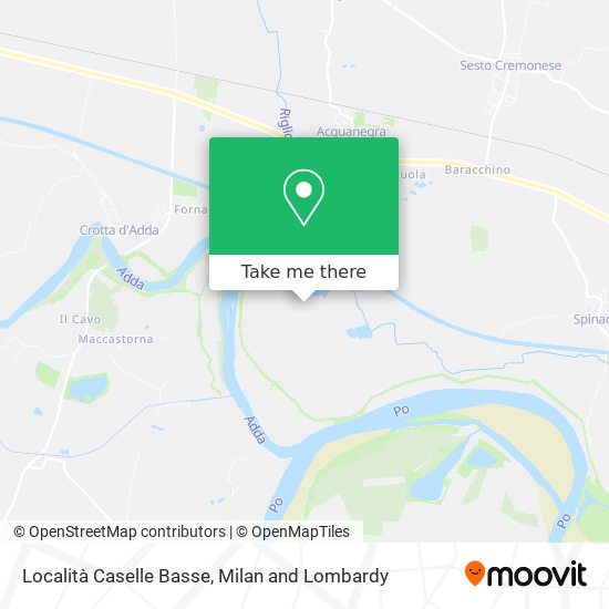 Località Caselle Basse map