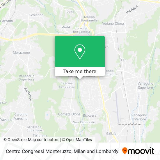 Centro Congressi Monteruzzo map