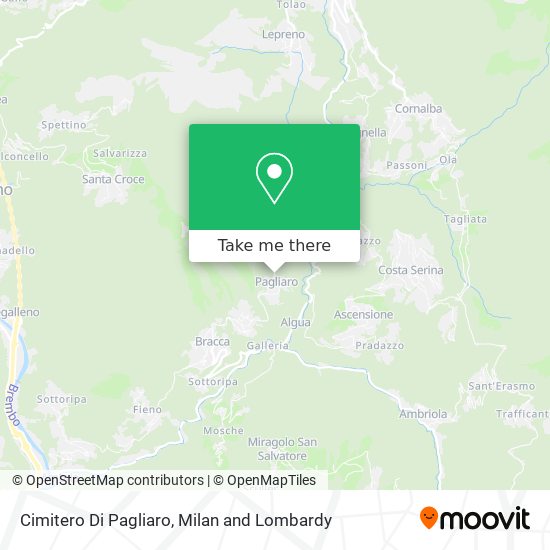 Cimitero Di Pagliaro map