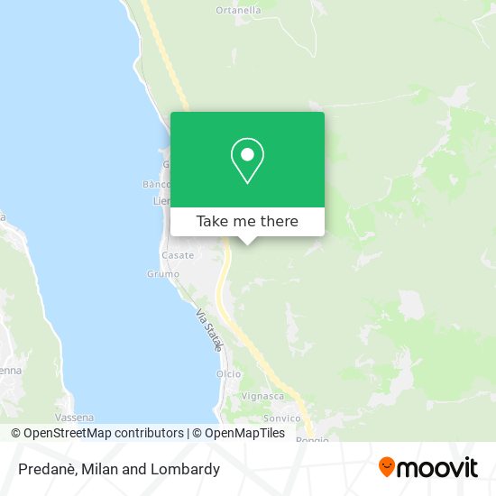 Predanè map