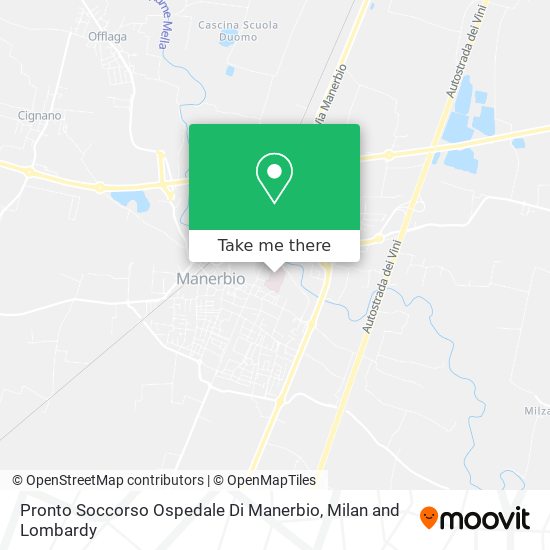 Pronto Soccorso Ospedale Di Manerbio map