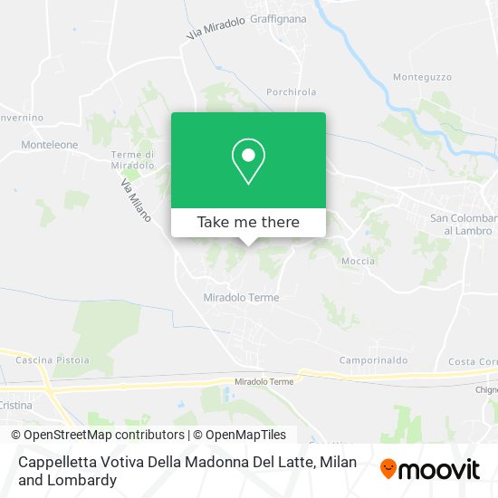 Cappelletta Votiva Della Madonna Del Latte map