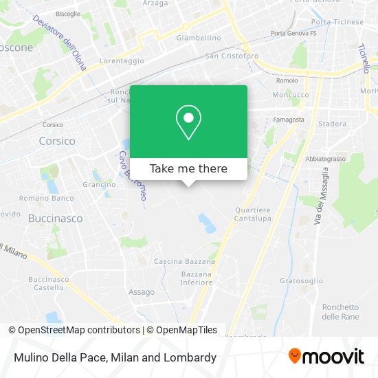 Mulino Della Pace map