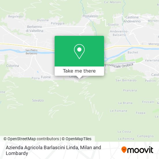 Azienda Agricola Barlascini Linda map