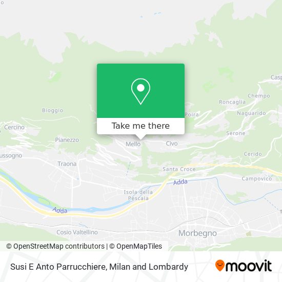 Susi E Anto Parrucchiere map