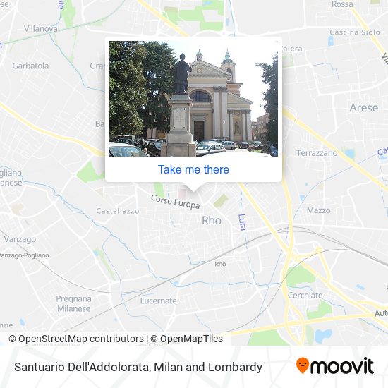 Santuario Dell'Addolorata map