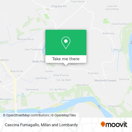 Cascina Fumagallo map