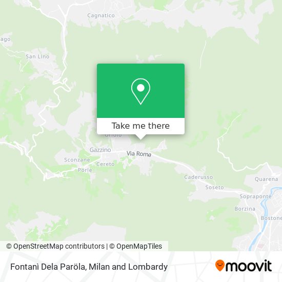 Fontanì Dela Paröla map