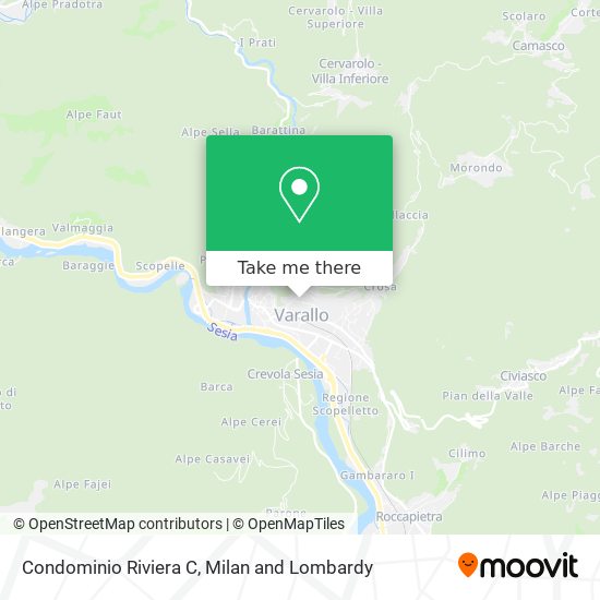 Condominio Riviera C map