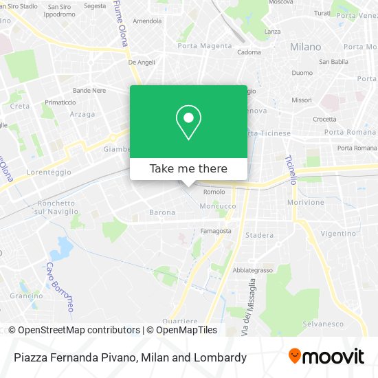 Piazza Fernanda Pivano map