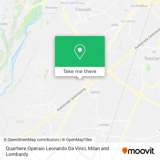 Quartiere Operaio Leonardo Da Vinci map
