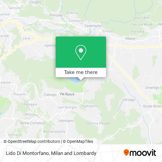 Lido Di Montorfano map