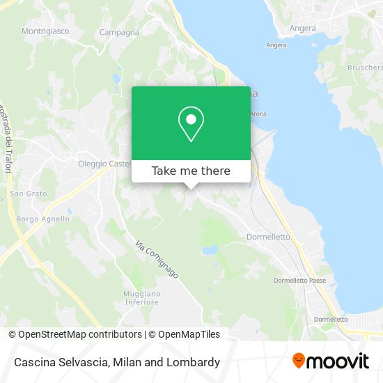 Cascina Selvascia map